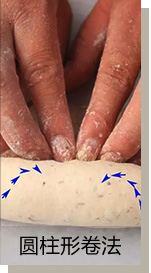 圆柱形卷法